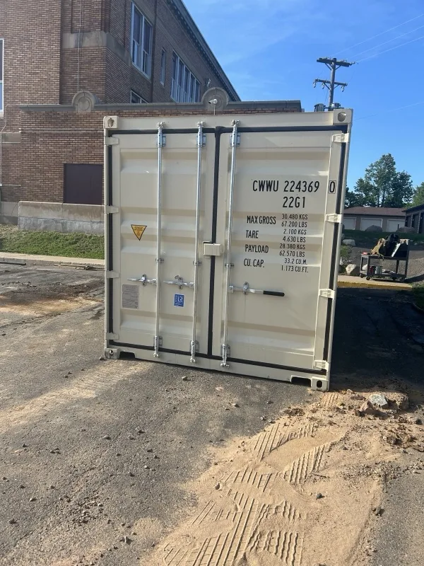 New 20ft one-trip shipping container